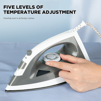 Dreepor Steam Iron – 1200W & 1600W Fast Heating for Easy Wrinkle Removal
