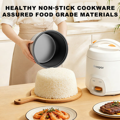 Dreepor Easy Rice Cooker with Steamer