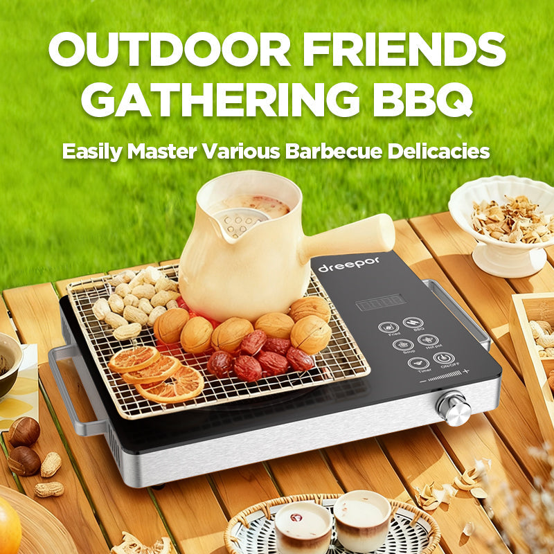 Dreepor 2200W Electric Ceramic Cooker – Fast & Easy Cooking for Everyday Meals