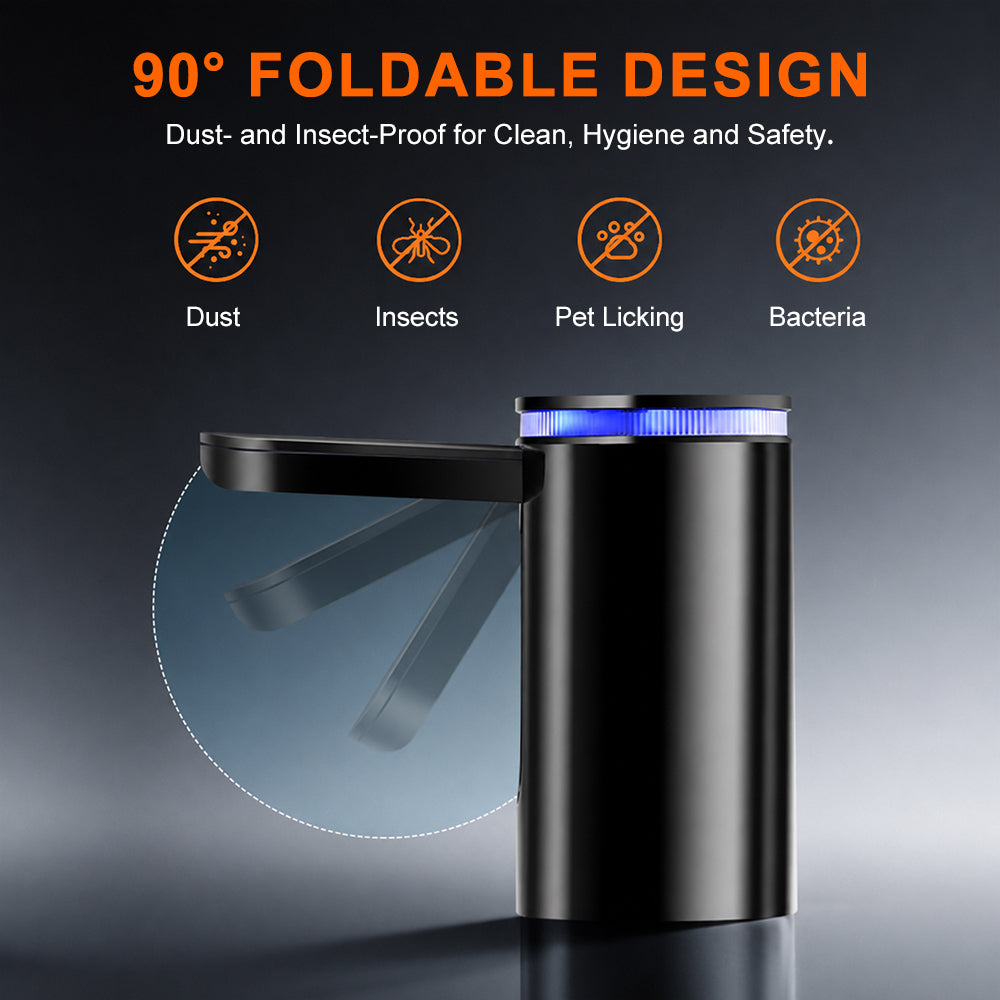Dreepor Automatic Water Dispenser Pump | Foldable, LED Display & Type-C Rechargeable