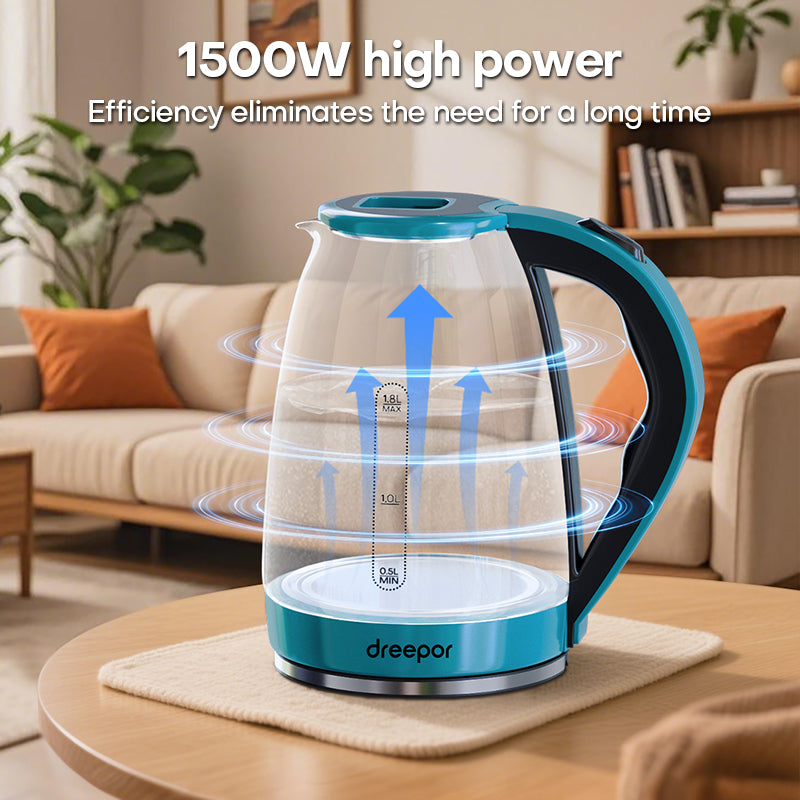 Dreepor 1.8L Fast Boil Electric Kettle