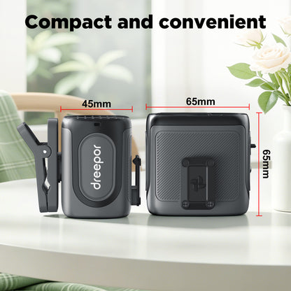 Dreepor Wearable Waist Fan – Hands-Free, 5-Speed Cooling