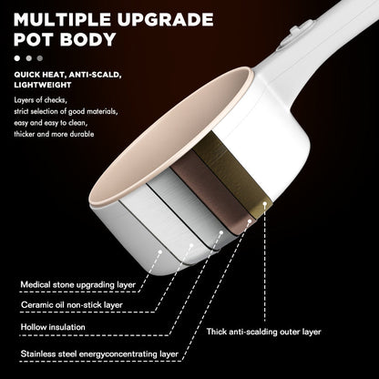 Dreepor Multi-Function electric Cooking Pot 2L – Non-Stick Pot for Rice, Noodles & Soup