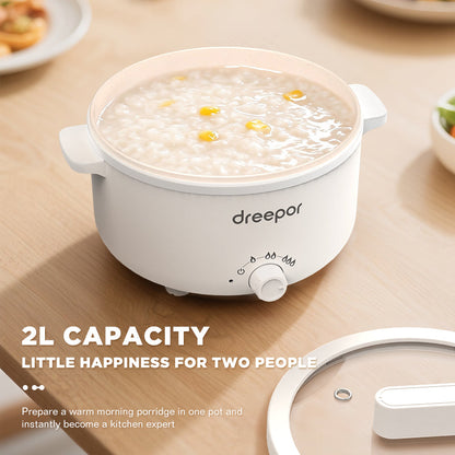 Dreepor 2L Double-Layer Steamer & electric cooker Philippines