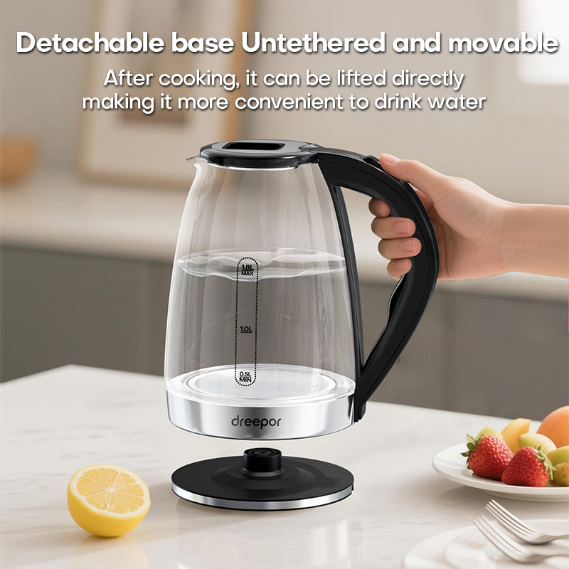Dreepor 1.8L Fast Boil Electric Kettle