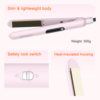 Dreapor Hair Straightener with 4 Heat Settings – Ceramic Flat Iron