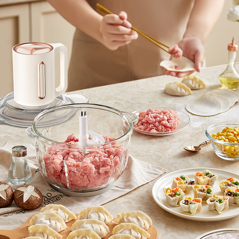 Dreepor Electric Food Chopper 2L/3L – Multi-Purpose Meat Grinder & Vegetable Processor