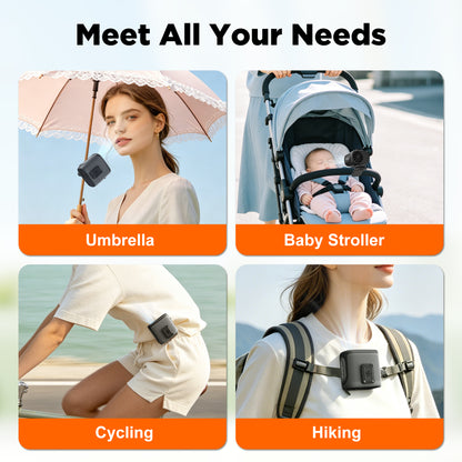 Dreepor Wearable Waist Fan – Hands-Free, 5-Speed Cooling