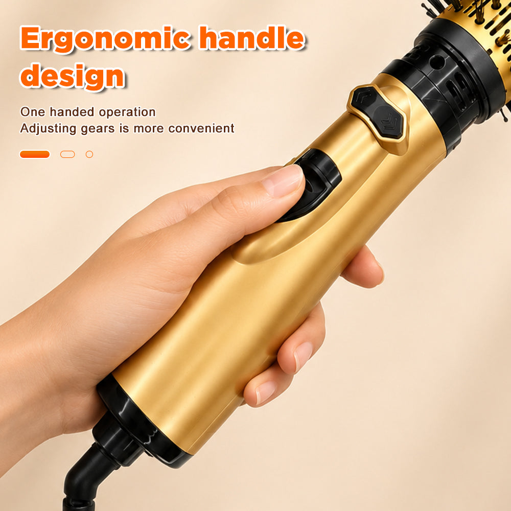 Dreepor 2-in-1 Hot Air Styling Brush | Hair Dryer & Volumizer Brush | Fast Drying Hair Curler