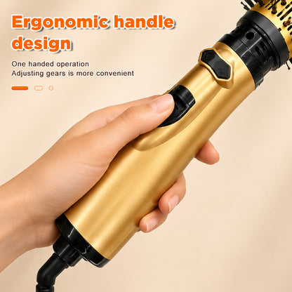 Dreepor 2-in-1 Hot Air Styling Brush | Hair Dryer & Volumizer Brush | Fast Drying Hair Curler