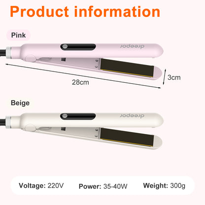 Dreapor Hair Straightener with 4 Heat Settings – Ceramic Flat Iron
