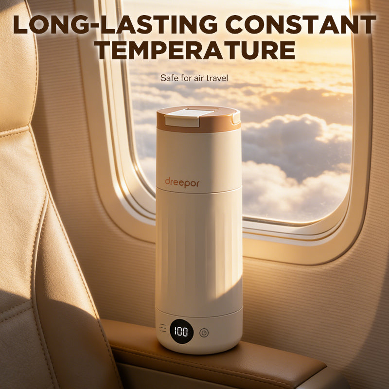 Dreepor Portable Electric Heating Thermos Cup