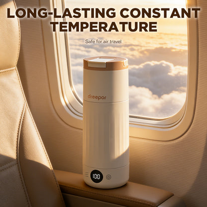 Dreepor Portable Electric Heating Thermos Cup