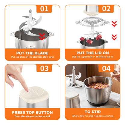 Dreepor Cyclone Speed Electric Food Chopper