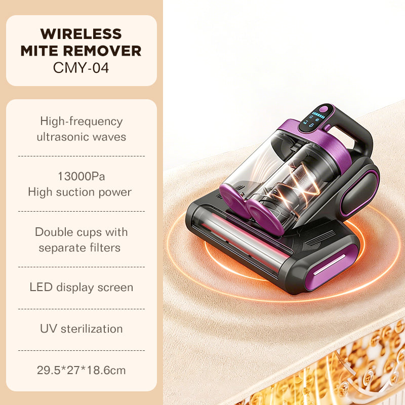 Dreepor Wireless Mite Remover – Deep Cleaning Vacuum for Beds, Sofas & Mattresses