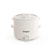 Dreepor 2L Double-Layer Steamer & electric cooker Philippines