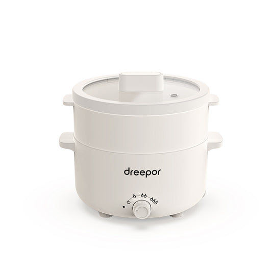 Dreepor 2L Double-Layer Steamer & Frying Pan
