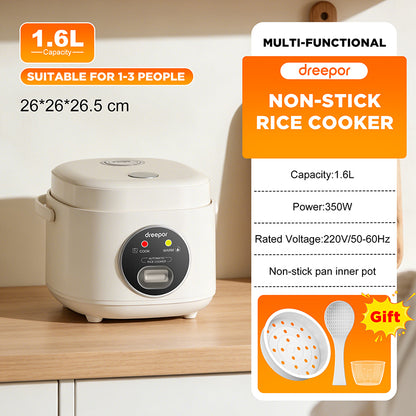 Dreepor Smart Rice Cooker – Touch Display & One-Button Cooking for Daily Meals