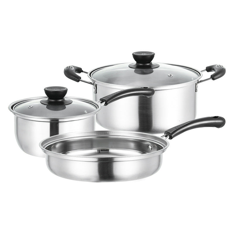 Dreepor 3-Piece Stainless Steel Cookware