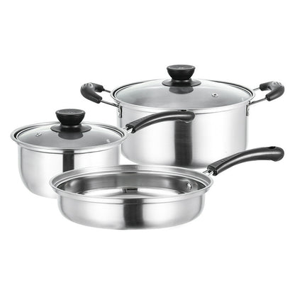 Dreepor 3-Piece Stainless Steel Cookware