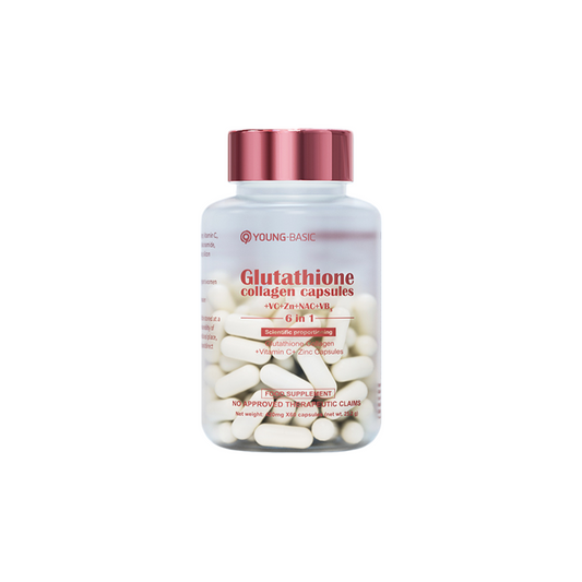 Dreepor & 9YOUNG-BASIC Glutathione Collagen Peptides – Brightening & Anti-Aging Capsules