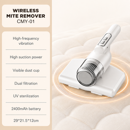 Dreepor Wireless Mite Remover – Deep Cleaning Vacuum for Beds, Sofas & Mattresses