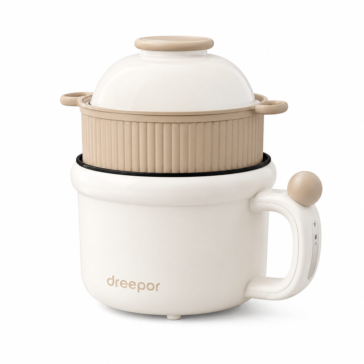 Dreepor Multi-Function Electric Cooker 1.5L | Portable Hot Pot for Noodles, Soup & Daily Meals